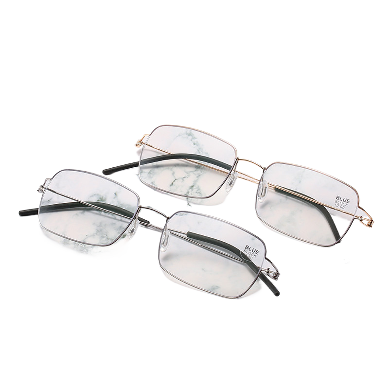 Blue-light-blocking reading glasses