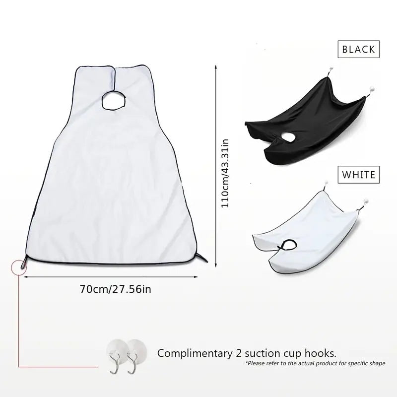 Barber Cape with Suction Cup Hook