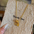 Star and Moon Mythology Sunflower Necklace