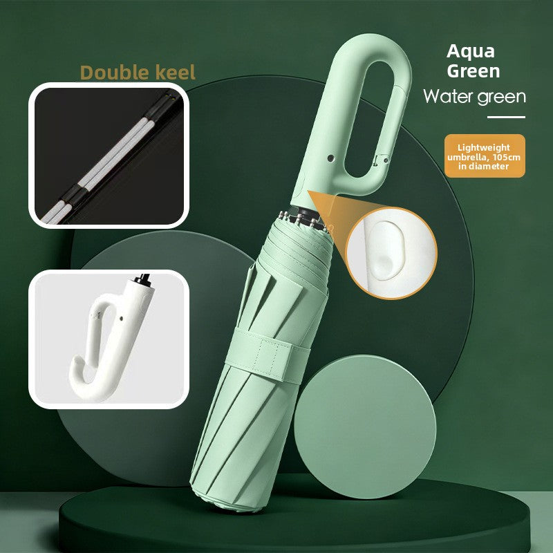 Fully Automatic Umbrella with Ring Handle