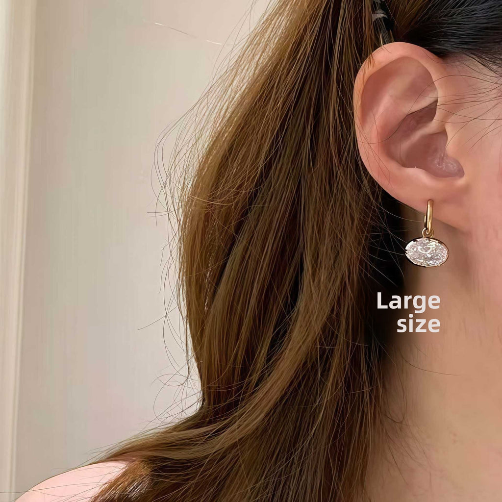Pigeon Egg Earrings