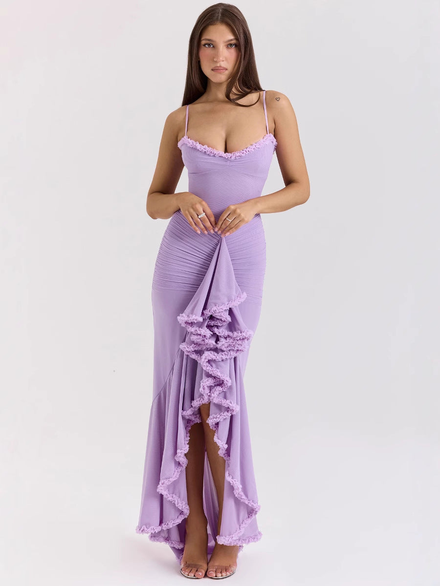 Sleeveless V-Neck Slip Dress