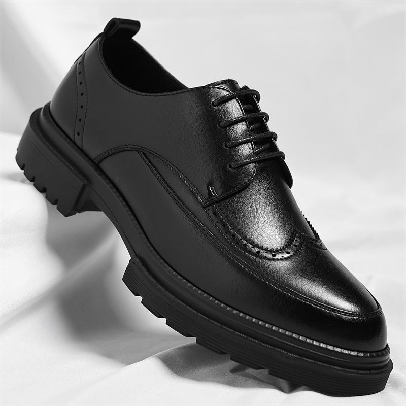Inner Height Increase of 9cm Casual Groom Wedding Shoes