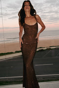 Sexy Rhinestone Strapless Dress