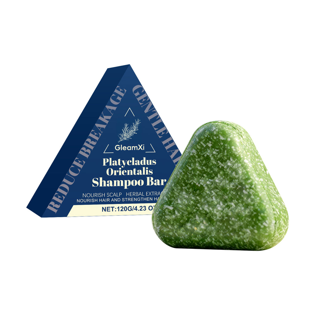 Platycladus Orientalis Nourishing Shampoo Bar for Deep Scalp Cleansing and Frizz Improvement
