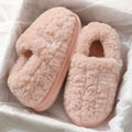 Unisex Plush Lined Cozy Cotton Slippers Anti Slip Indoor House Shoes