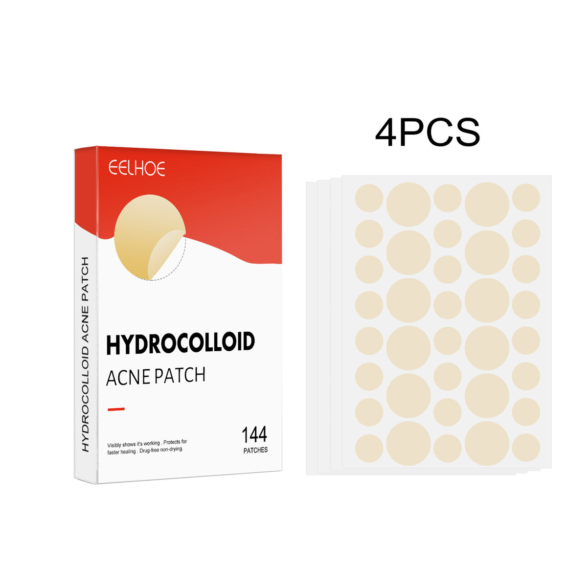 Hydrocolloid acne patch