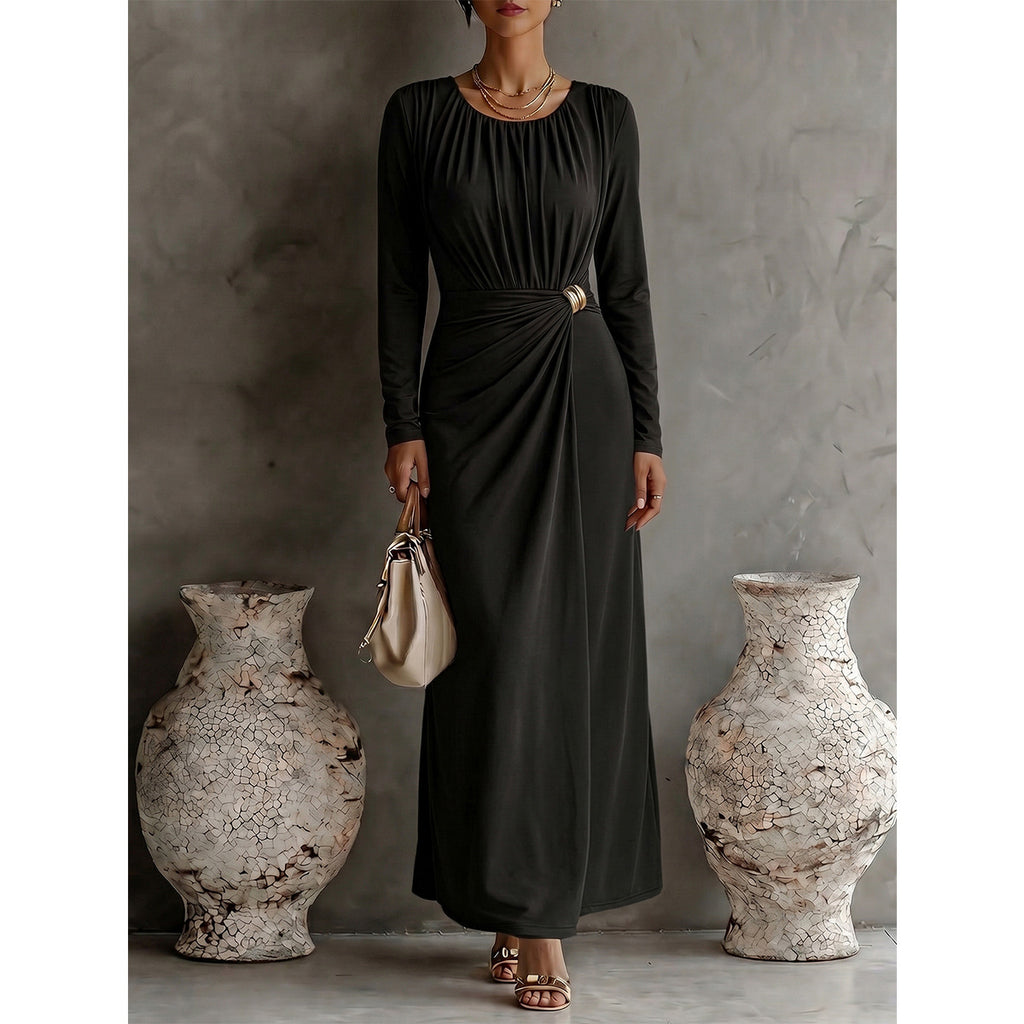 Plus Size Long Sleeve Formal Bodycon Dress