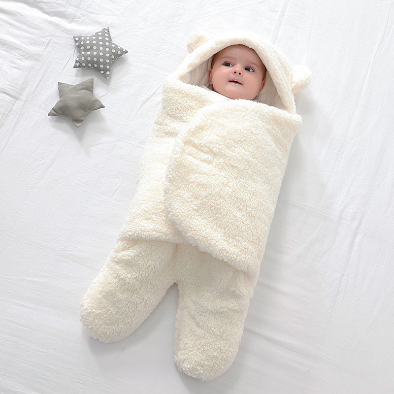 Baby Lamb Velvet Sleeping Bag for Newborns