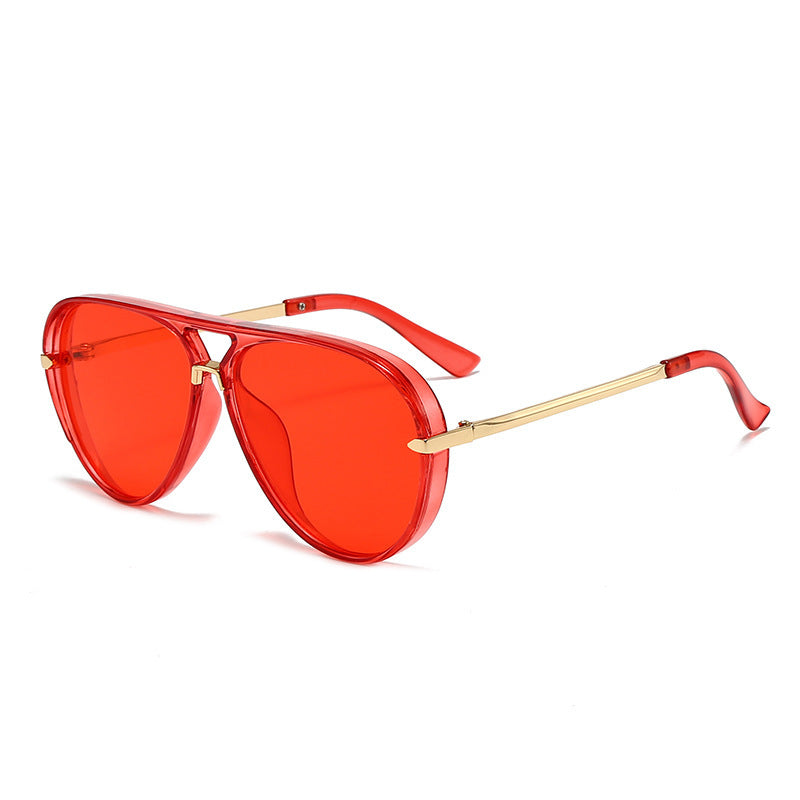 Retro Round Frame UV400 Sunglasses
