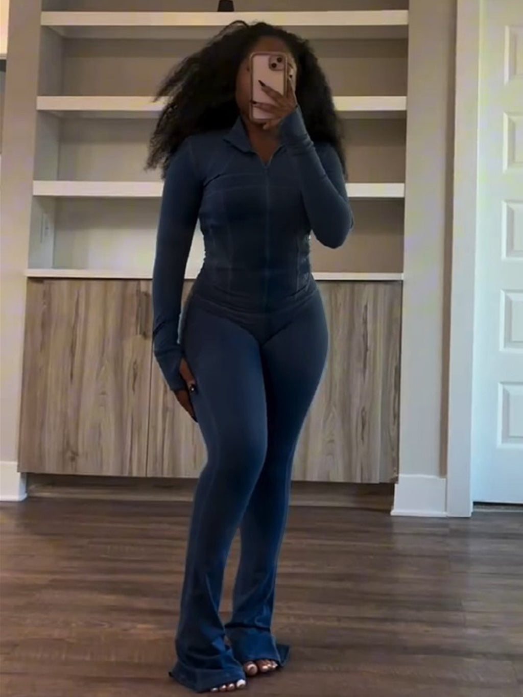 Womens Long Sleeve TwoPiece Set