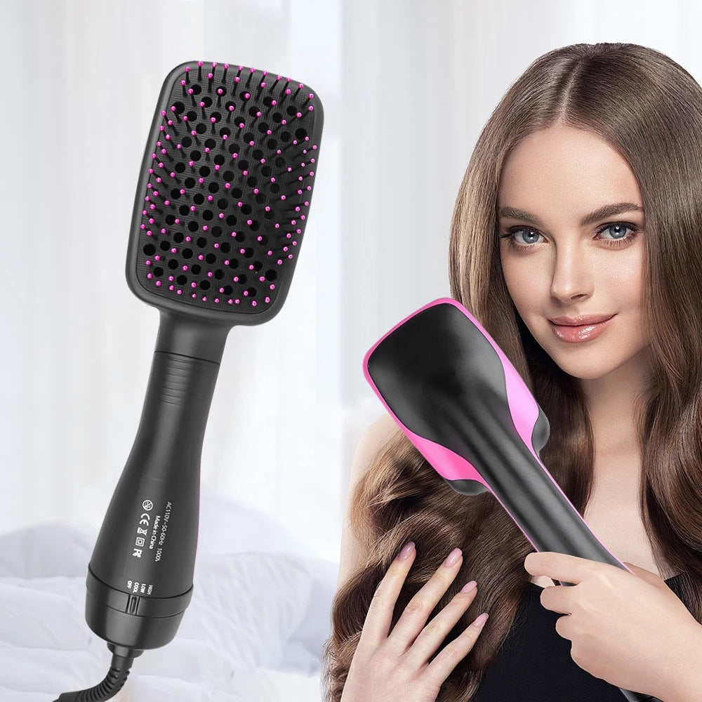Multi-functional hair dryer and curling iron