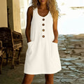 Womens Casual Sleeveless Dress