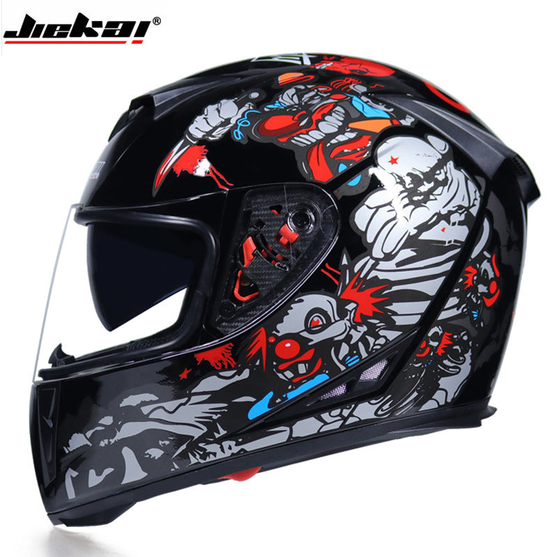 Dual Lens Motorcycle Helmet