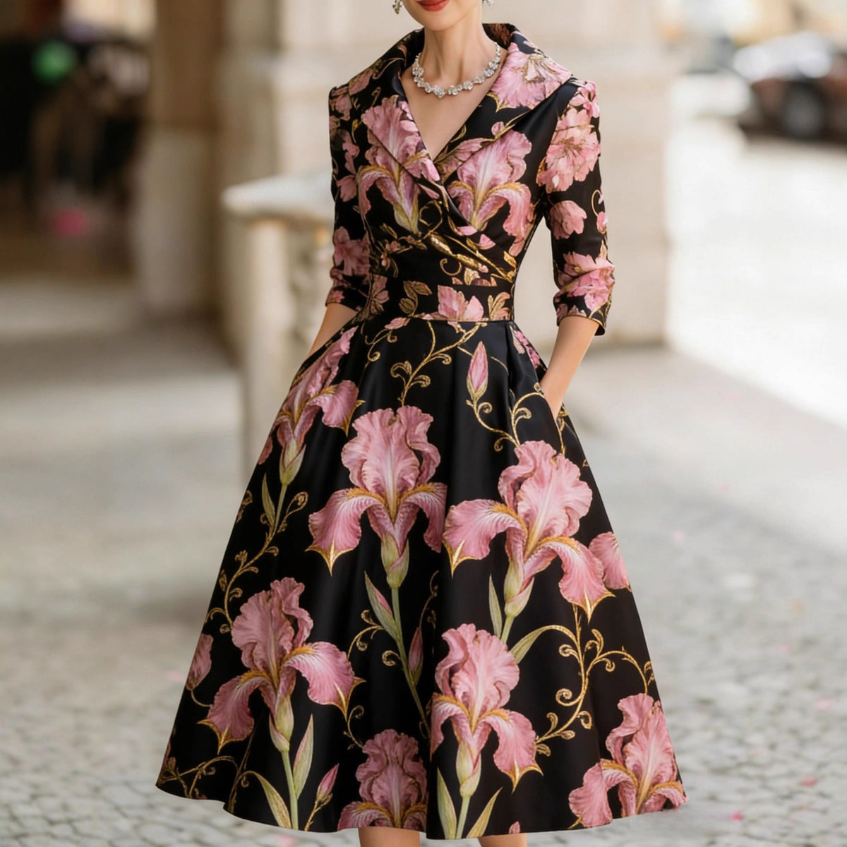 Long-Sleeve Dress