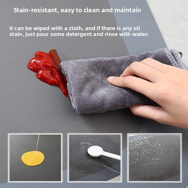 Diatom Mud Non-Slip Kitchen Floor Mat, Water Absorbent Oil Proof Bathroom Mat