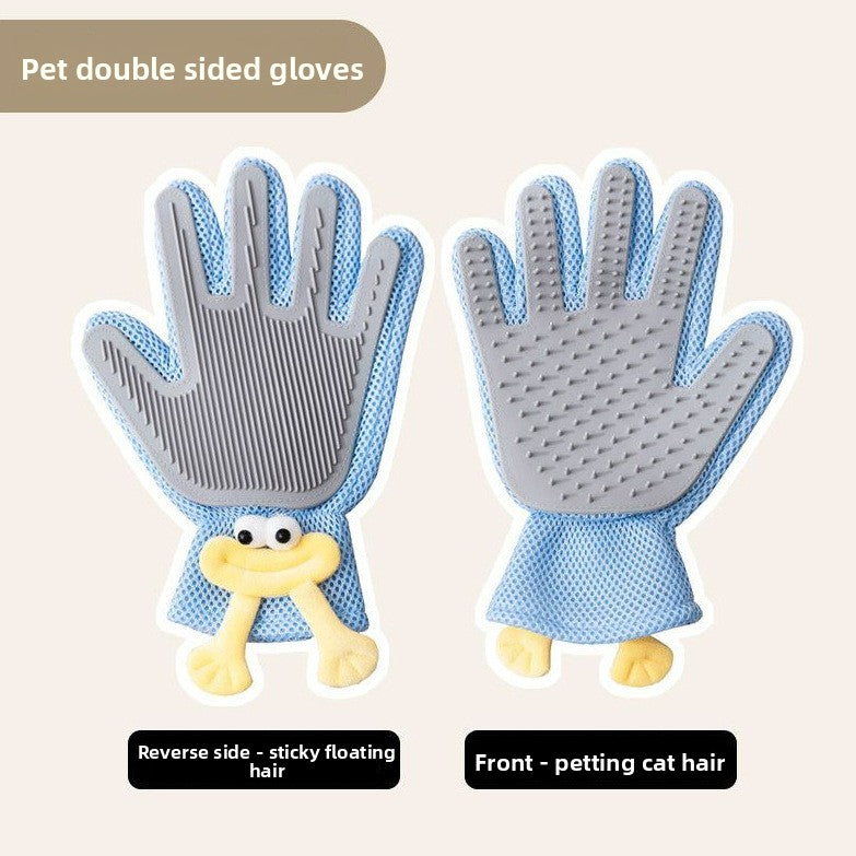 Pet Grooming Gloves for Cats and Dogs