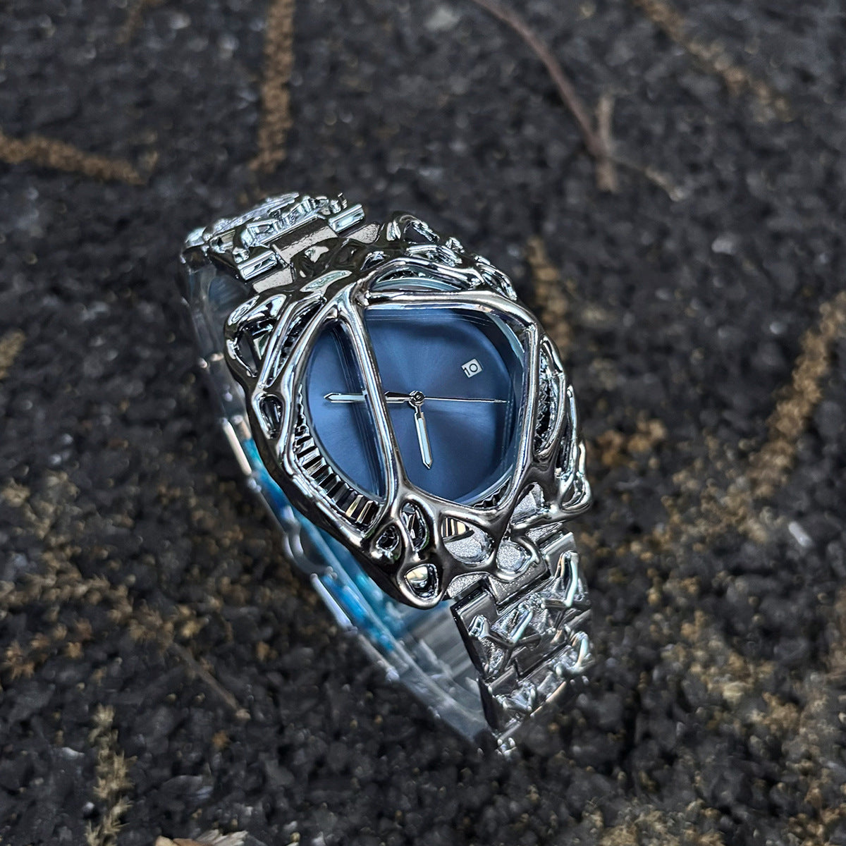 Men's Y2K Spider Web Design Quartz Watch