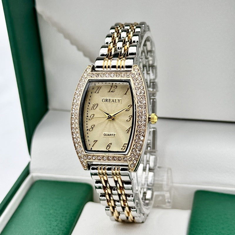 Fashion Quartz Watch Digital Analog Combo