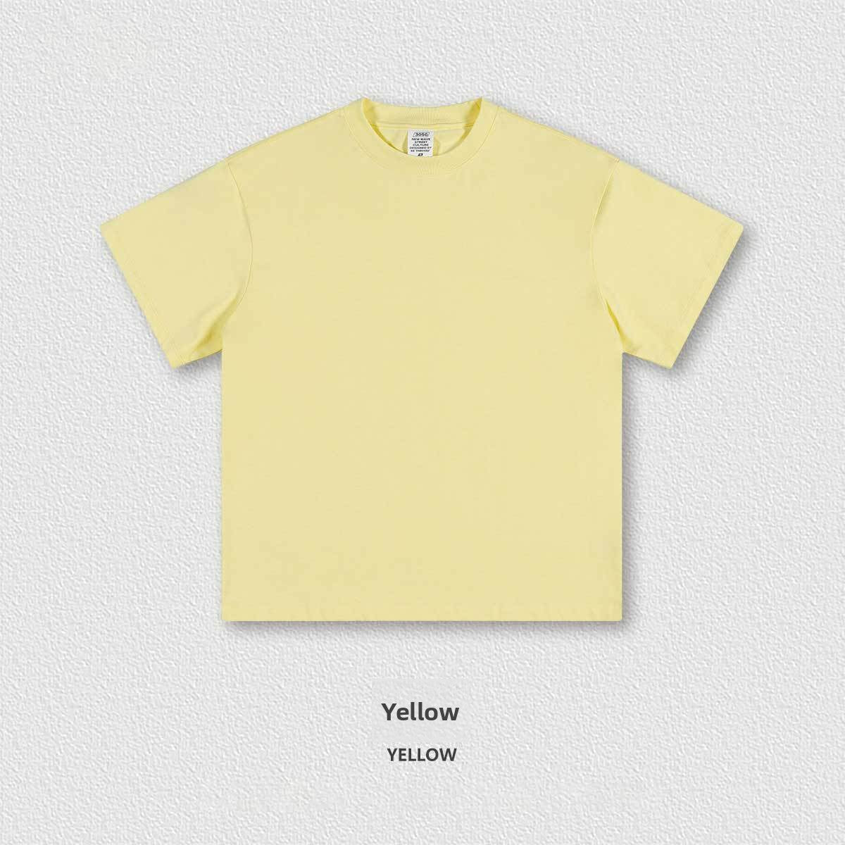 American-Style Small-Neck Short-Sleeve T-Shirt for Men