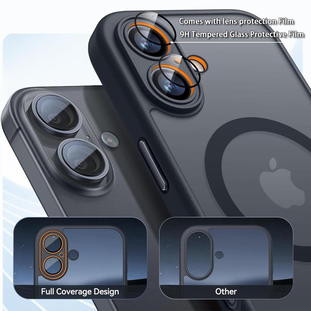 Magnetic Translucent Protective Phone Case
