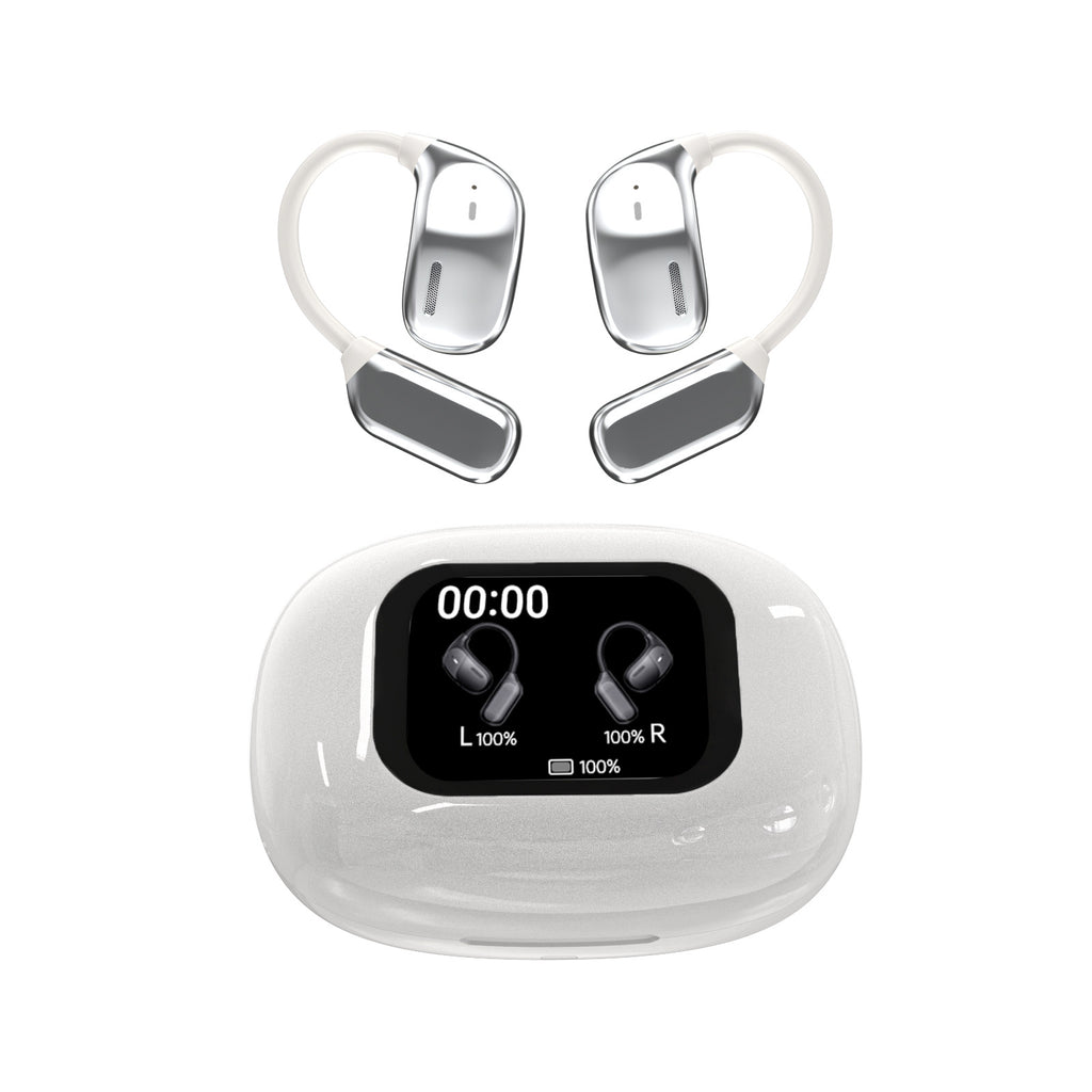 Wireless Bluetooth Headset with AI Translation and Color Display
