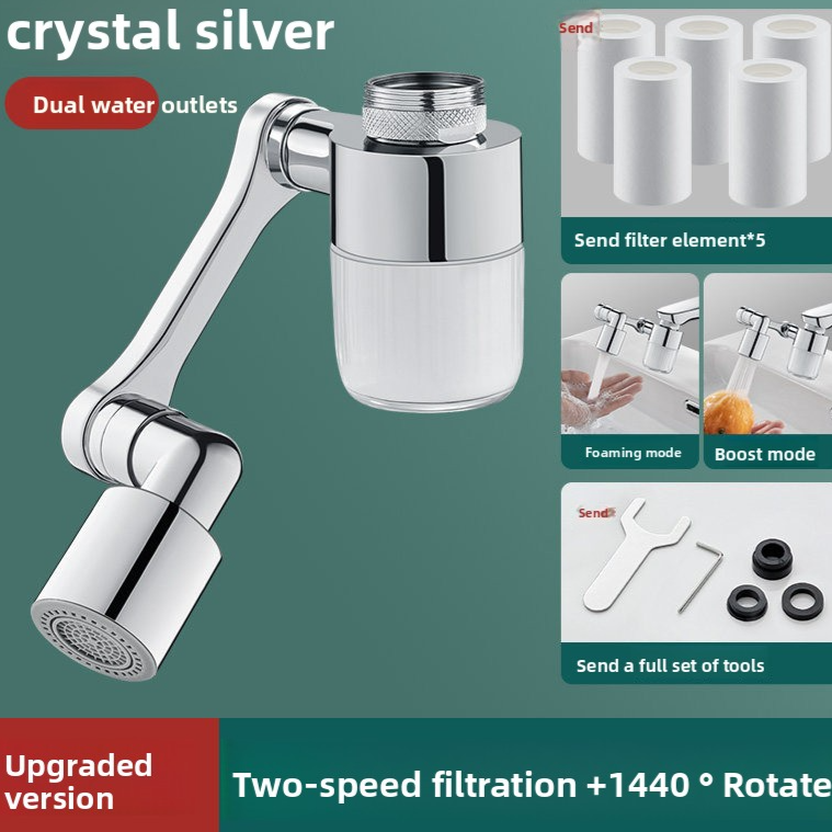Universal Faucet Filter with Dual-Speed Filtration