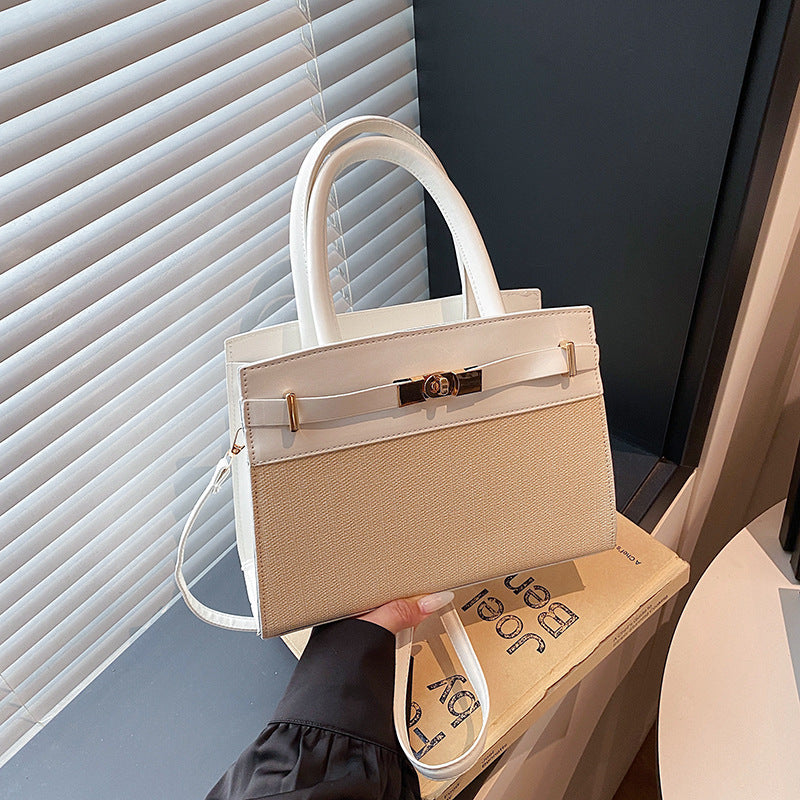 Womens Color Block Crossbody Bag