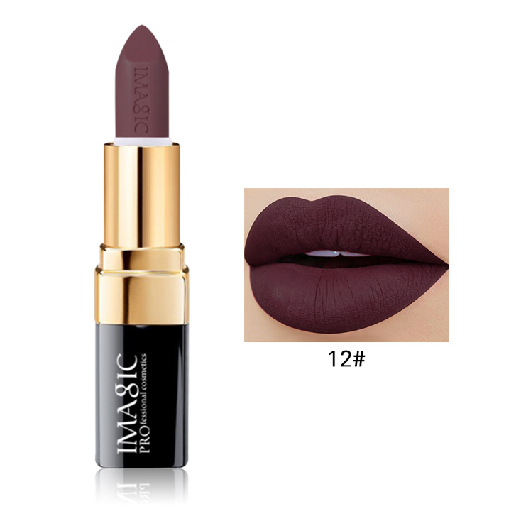 Black tube gold ring matte matte matte face lipstick