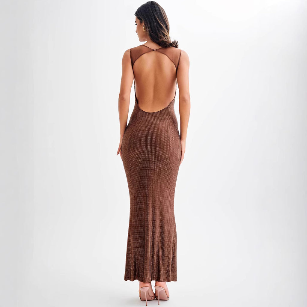 Sexy Rhinestone Strapless Dress