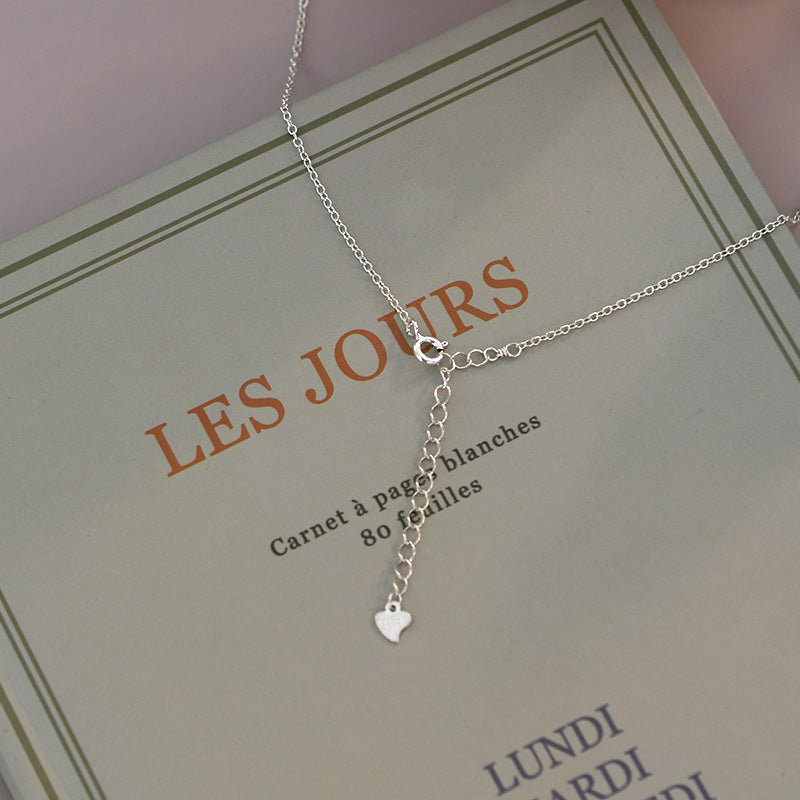 Freshwater Pearl Necklace with 925 Silver Chain