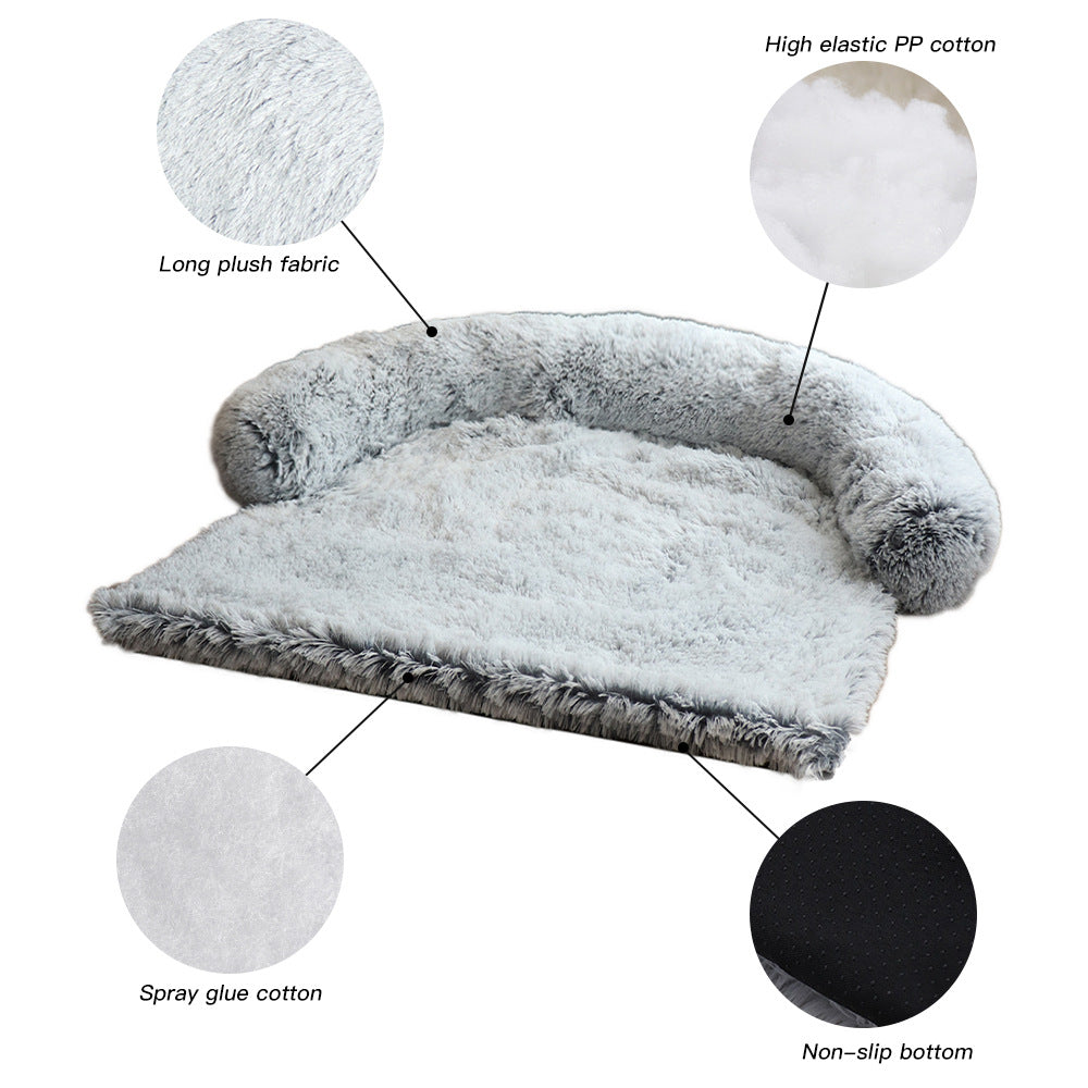 Fuzzy blanket, pet bed, dog bed