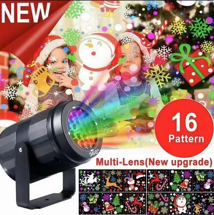 LED Christmas projection lamp