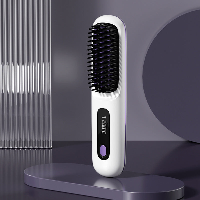 Wireless Ceramic Hair Straightener with Negative Ion