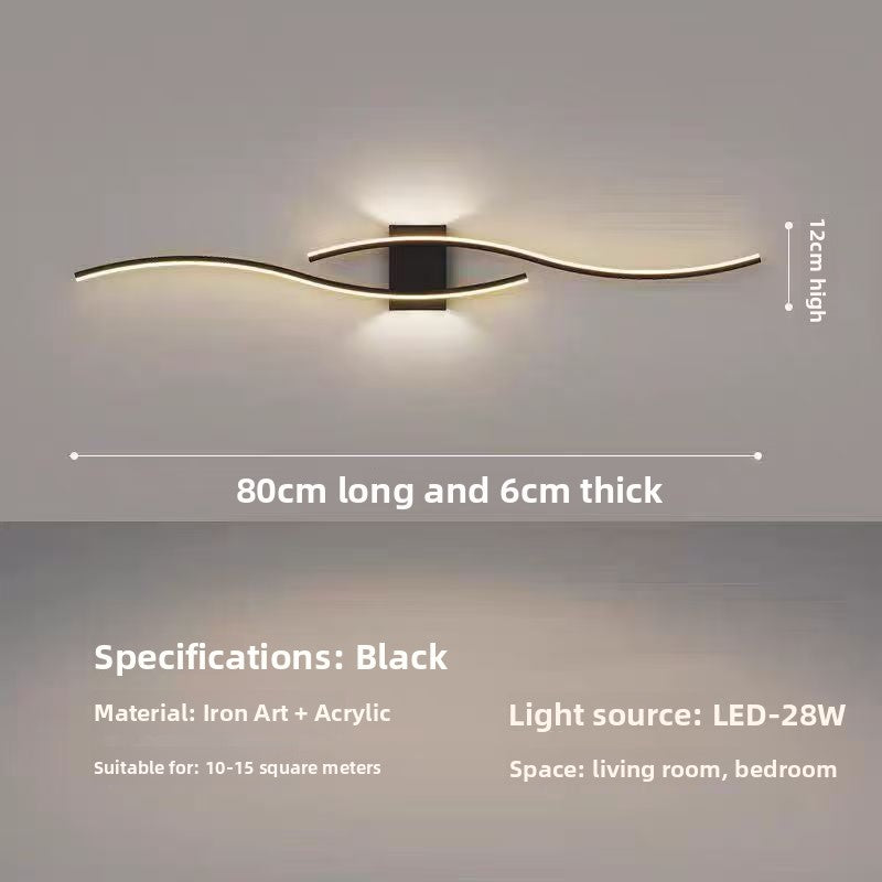 Modern Wave Design Wall LED Lighting