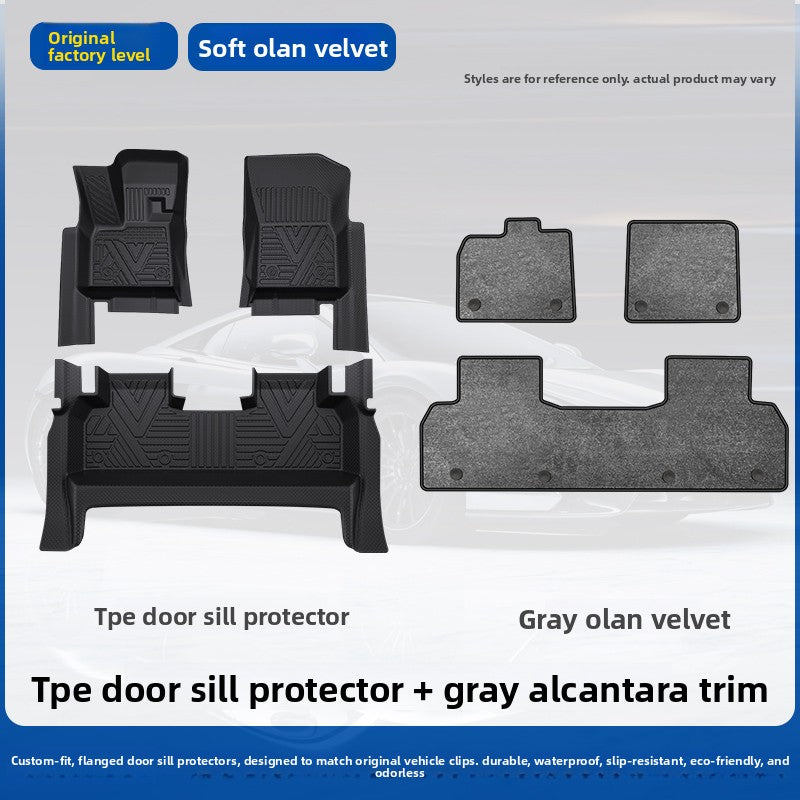 Custom TPE Floor Mats for Toyota Platinum 3X