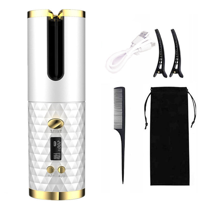 Automatic USB Charging Wireless Curling Iron