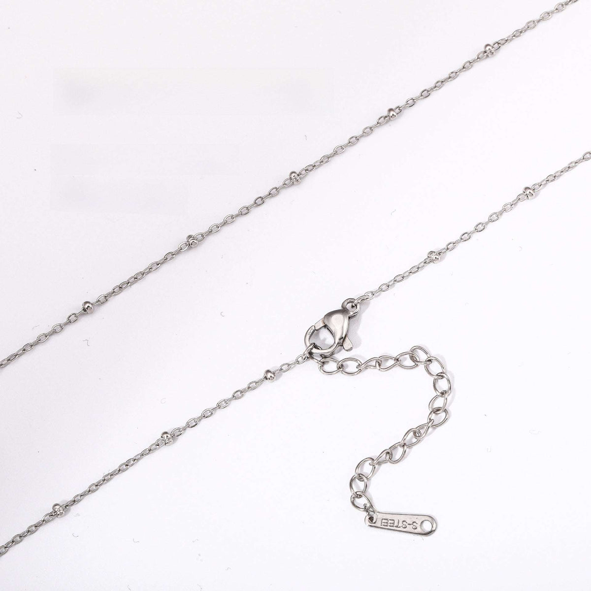 Versatile Braided Chain and Blade Necklace