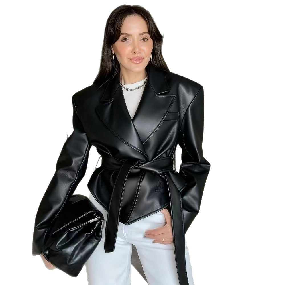 Quality leather coat