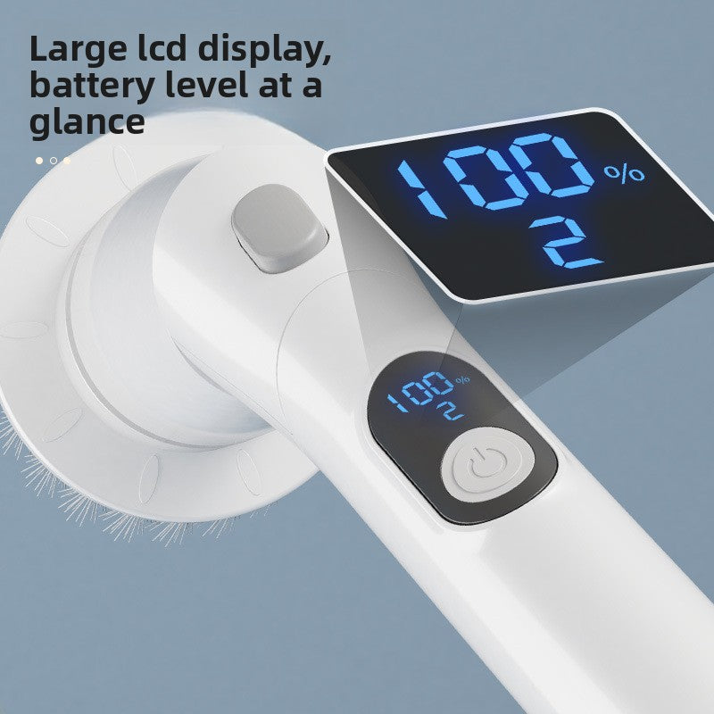Electric aquarium brush
