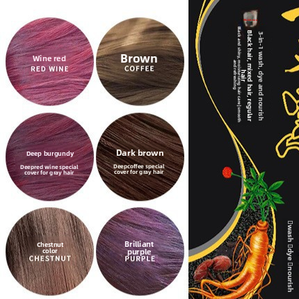 Plant-Based Bubble Hair Dye for Gray Coverage