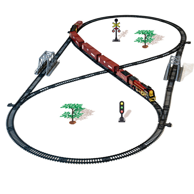 Christmas electric remote control train toy