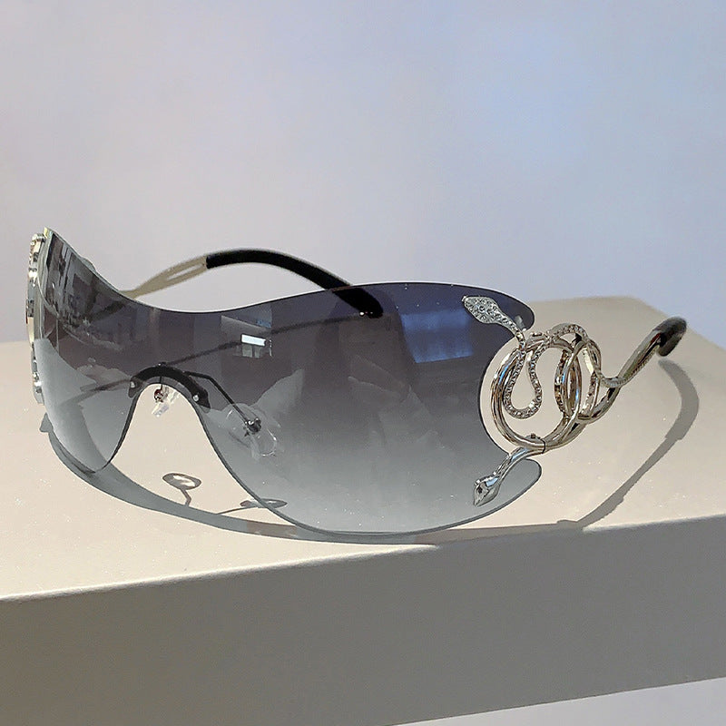 Frameless Snake Legs Sunglasses