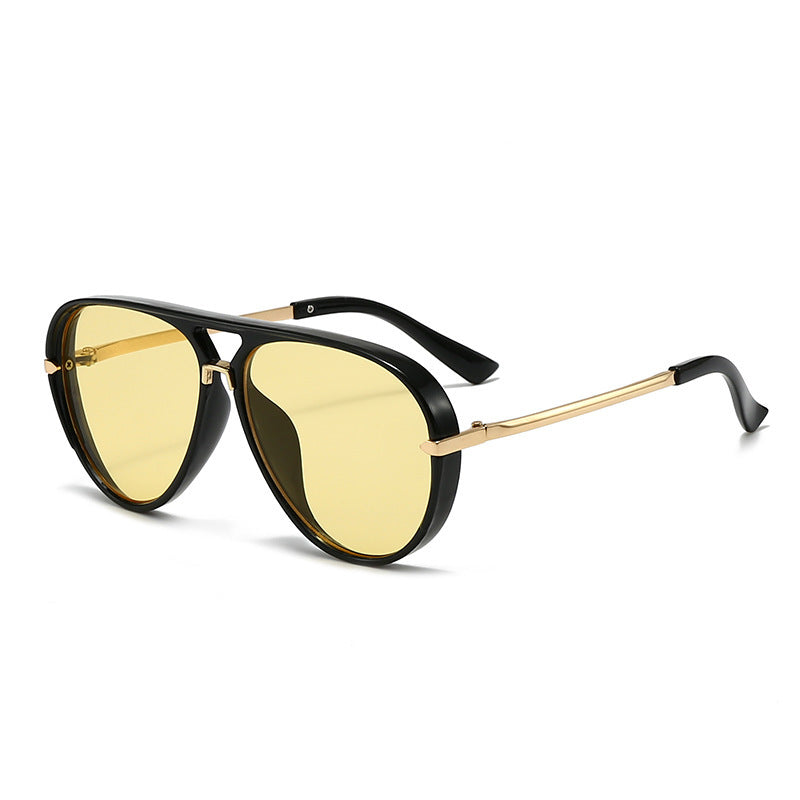 Retro Round Frame UV400 Sunglasses