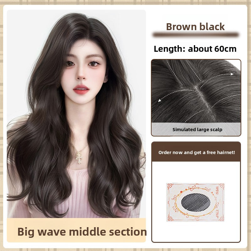 Women's Synthetic Big Wave Long Curly Hair Wig