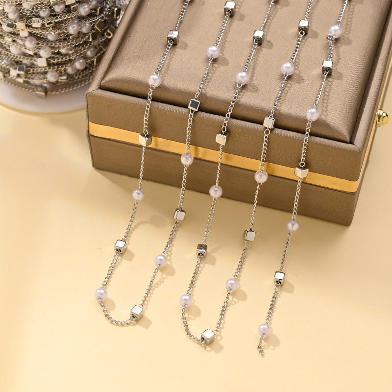 Fashion Imitation Pearl Chain Jewelry