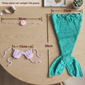 Baby Mermaid Photography Costume Knitted Newborn Outfit