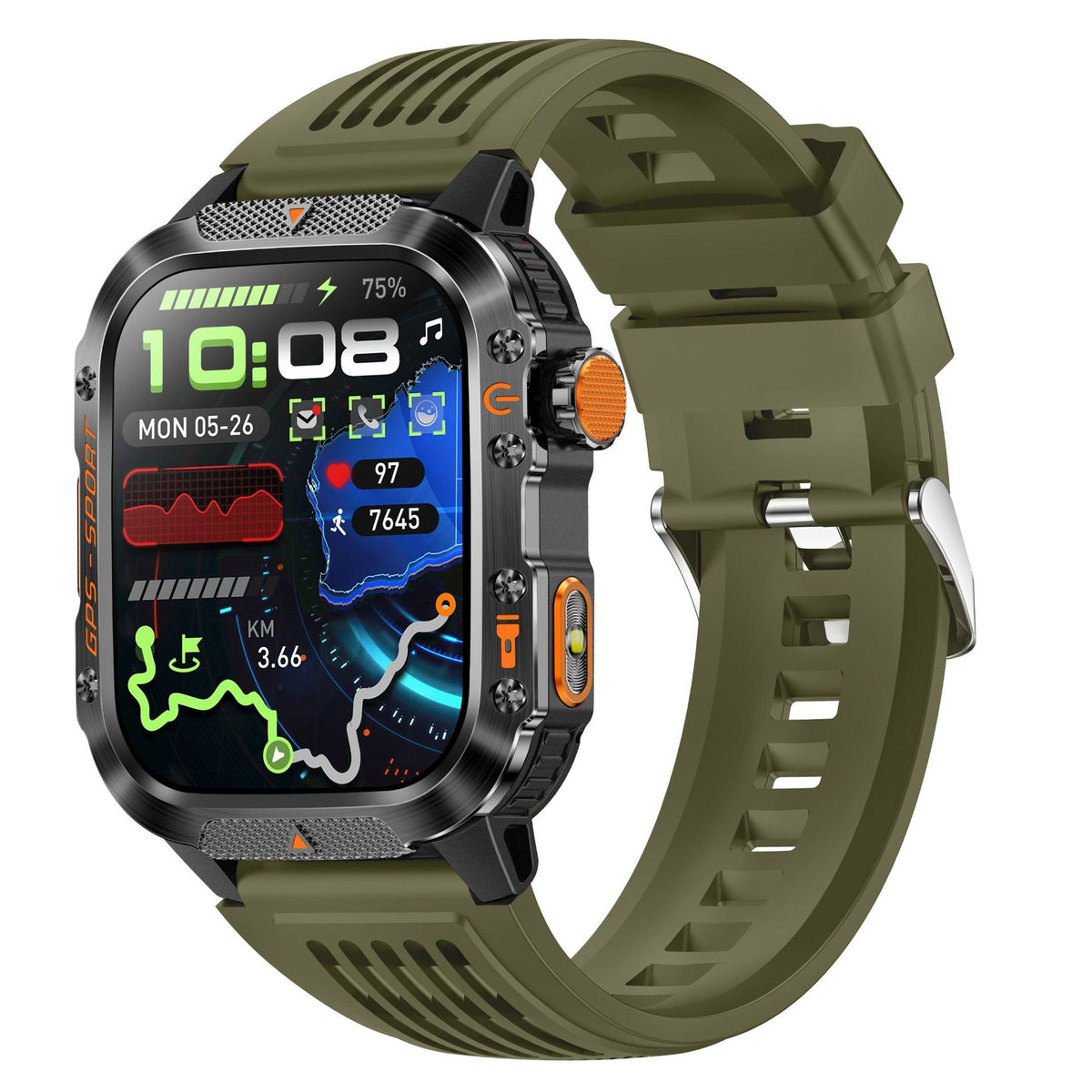 GPS Smart Watch with Heart Rate Monitoring