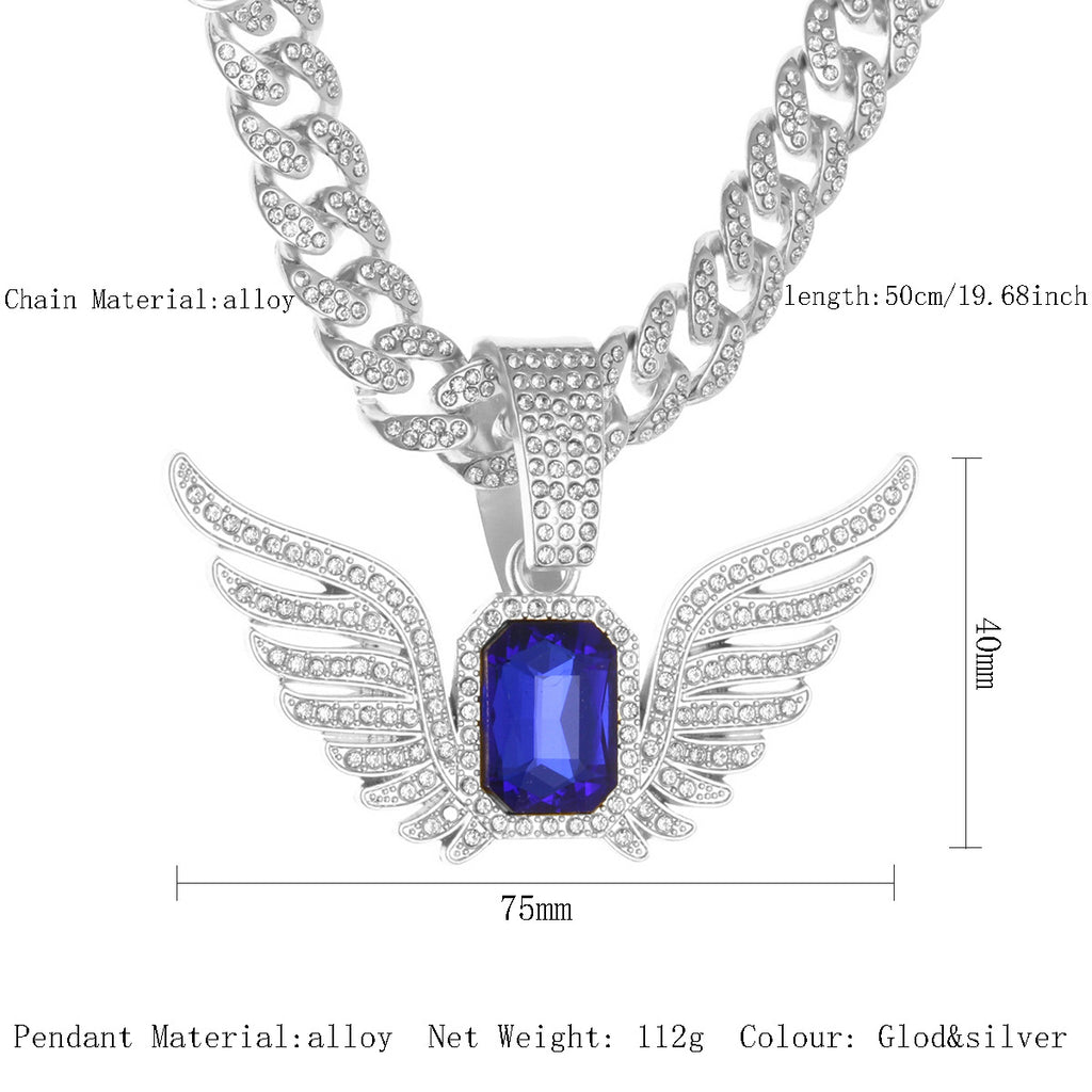 Cuban chain necklace pendant
