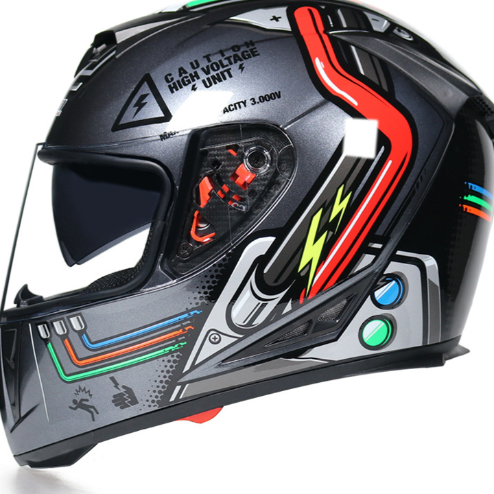 Dual Lens Motorcycle Helmet